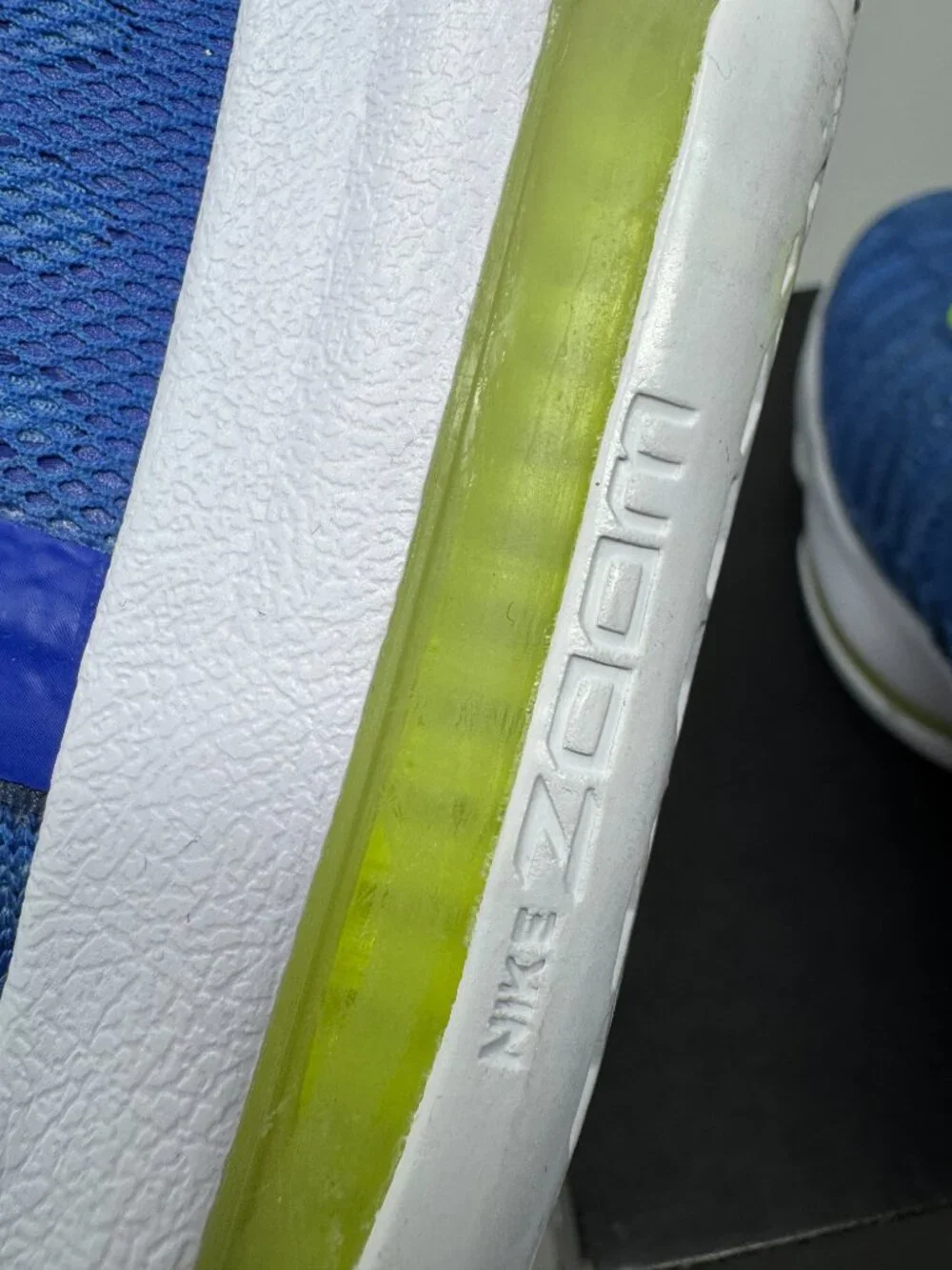 Nike KD 9 Elite Blue Volt Basketball Shoes Size 10 w/ Box